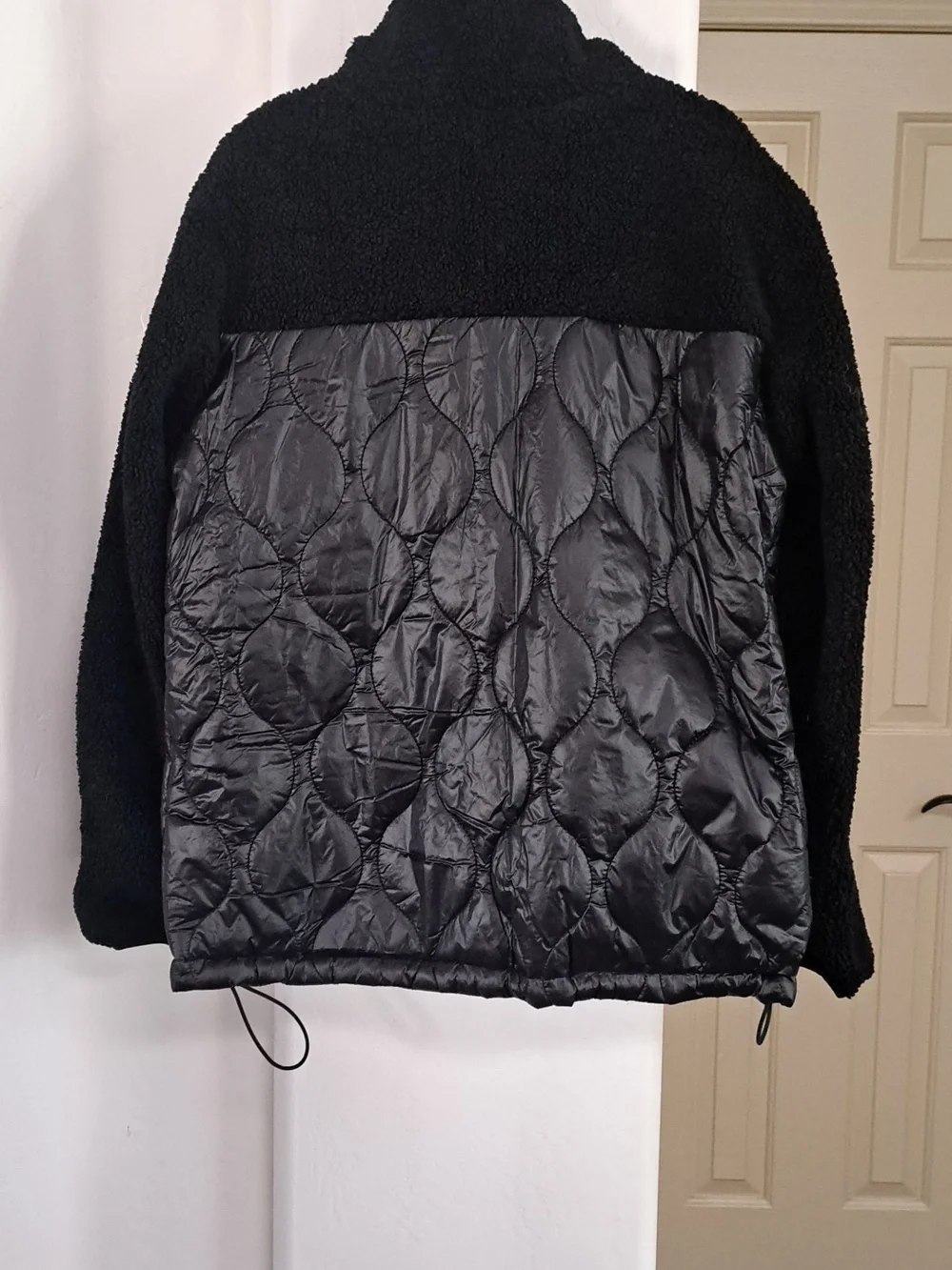 Koolaburra By Ugg Quilted Sherpa Jacket Black Size Medium